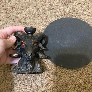 Spencer's Black Ram Head incense burner